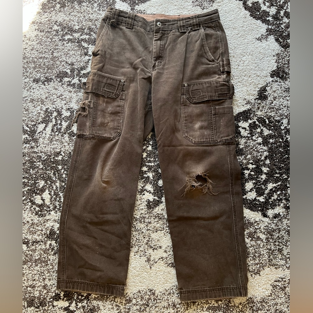 Brown Duluth cargo pants